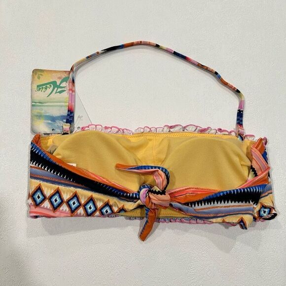 Hobie Bandeau Bikini Top | Southwest Print | NWT | Size - Picture 2 of 4